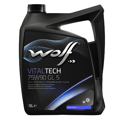 Трансмиссионное масло WOLF VitalTech 75W90 GL 5, 5л